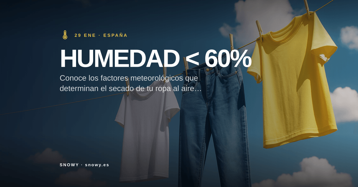Cómo saber cuándo tender la ropa para que se seque bien (y cuándo no hacerlo)