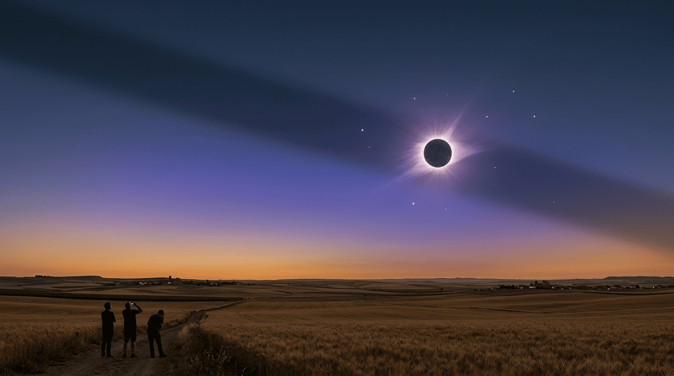 Dónde ver el eclipse de 2026 en España: los mejores lugares