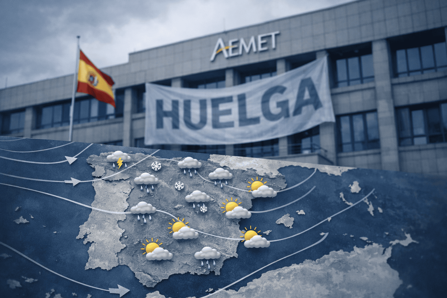 Huelga AEMET en Semana Santa 2026: previsión alternativa
