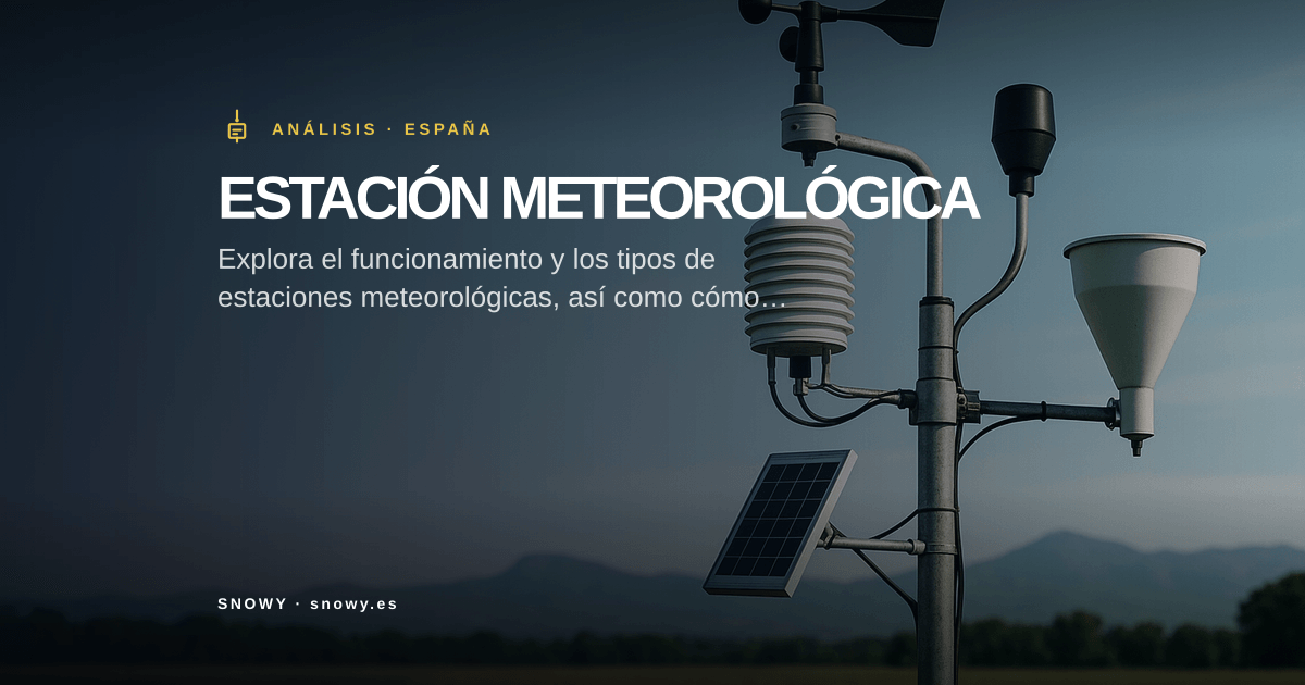 Qué es una estación meteorológica, cómo funciona y cómo consultar sus datos