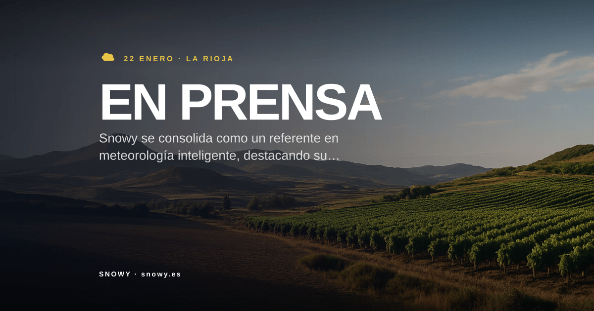 Snowy en los medios: De proyecto riojano a referente nacional en meteorología inteligente
